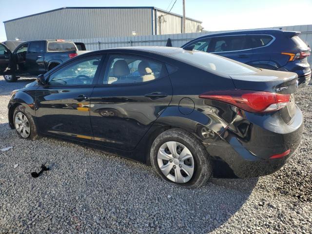 5NPDH4AE5GH788640 - 2016 HYUNDAI ELANTRA SE BLACK photo 2