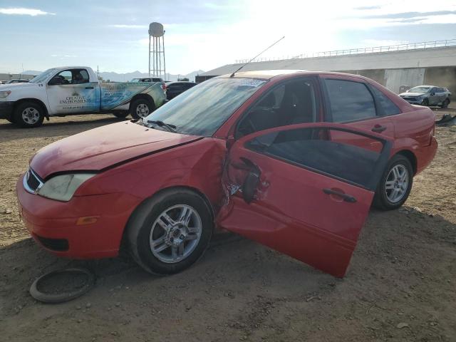 1FAFP34N97W237418 - 2007 FORD FOCUS ZX4 RED photo 1
