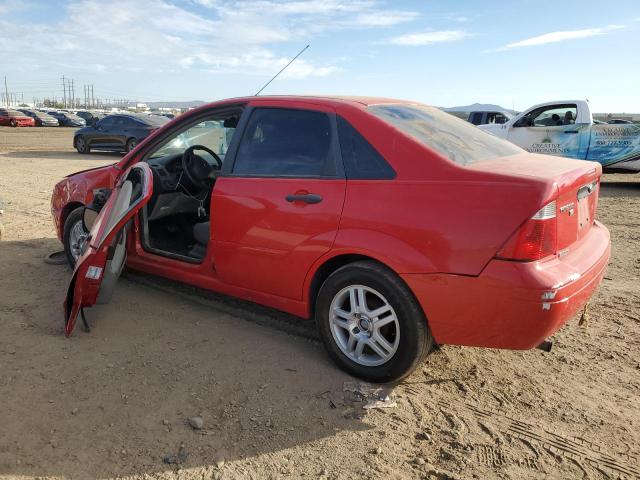 1FAFP34N97W237418 - 2007 FORD FOCUS ZX4 RED photo 2