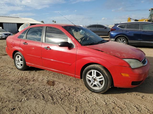 1FAFP34N97W237418 - 2007 FORD FOCUS ZX4 RED photo 4