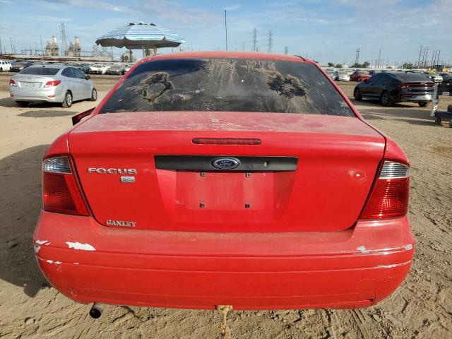 1FAFP34N97W237418 - 2007 FORD FOCUS ZX4 RED photo 6