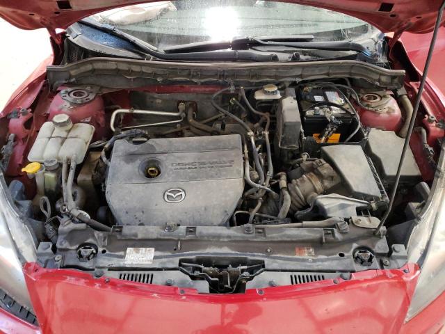 JM1BL1KF9B1397101 - 2011 MAZDA 3 I RED photo 11