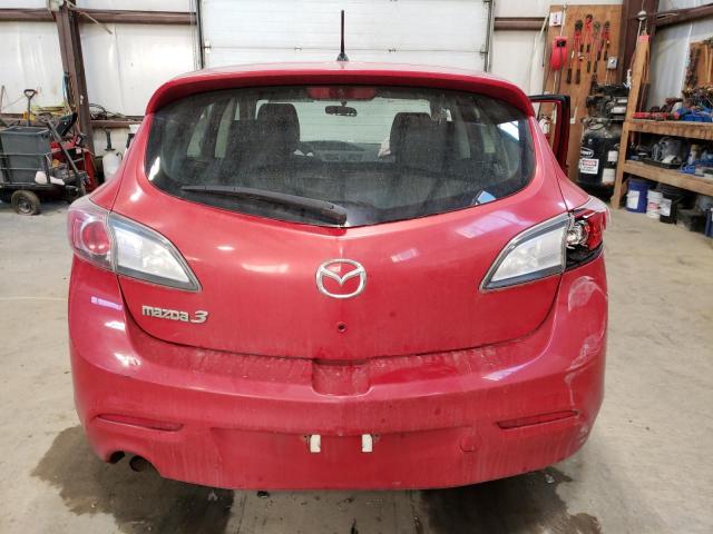 JM1BL1KF9B1397101 - 2011 MAZDA 3 I RED photo 6