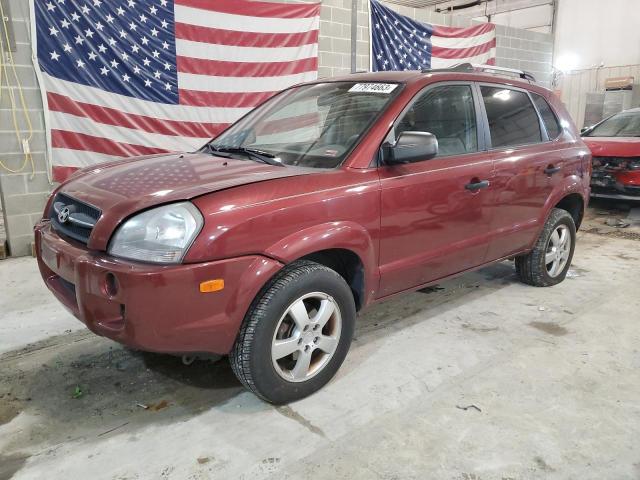 KM8JM72B37U573392 - 2007 HYUNDAI TUCSON GLS BURGUNDY photo 1