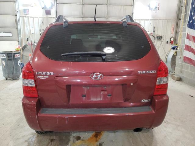 KM8JM72B37U573392 - 2007 HYUNDAI TUCSON GLS BURGUNDY photo 6