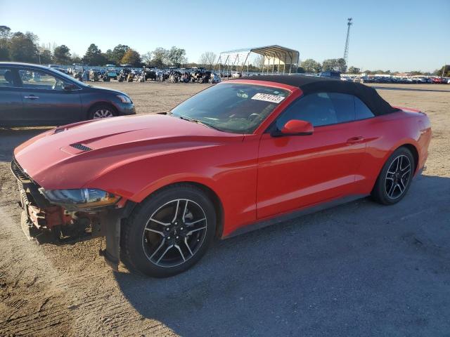 1FATP8UH7K5106500 - 2019 FORD MUSTANG RED photo 1