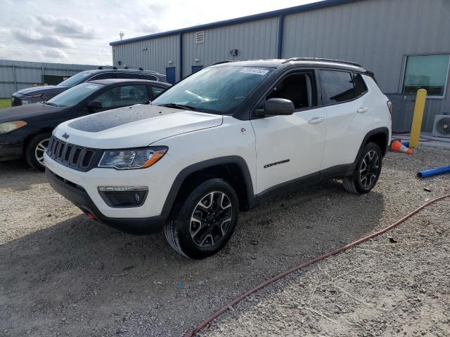 3C4NJDDB3MT598664 - 2021 JEEP COMPASS TRAILHAWK WHITE photo 1