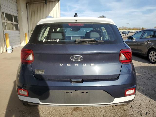 KMHRC8A34LU040791 - 2020 HYUNDAI VENUE SEL BLUE photo 6