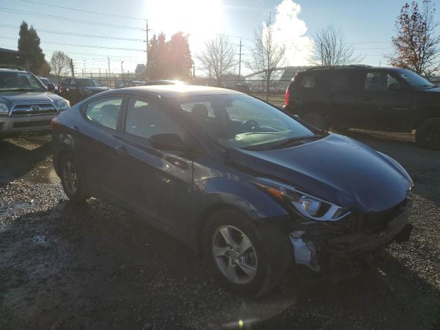 5NPDH4AE5FH573080 - 2015 HYUNDAI ELANTRA SE BLUE photo 4