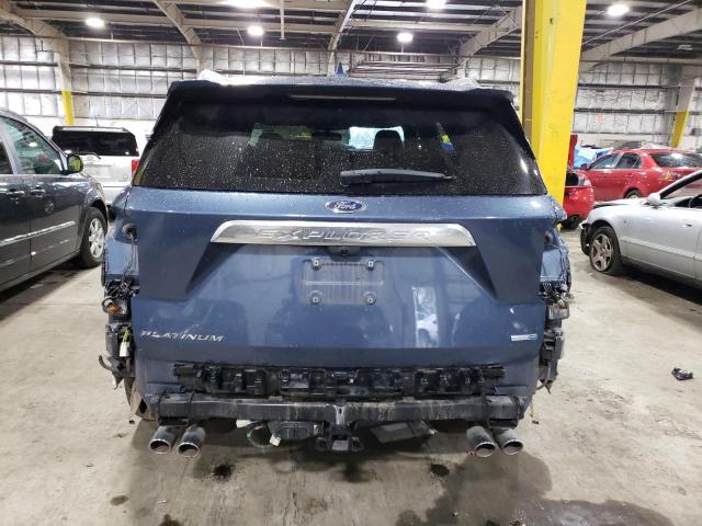 1FM5K8HC7LGB29941 - 2020 FORD EXPLORER PLATINUM BLUE photo 6