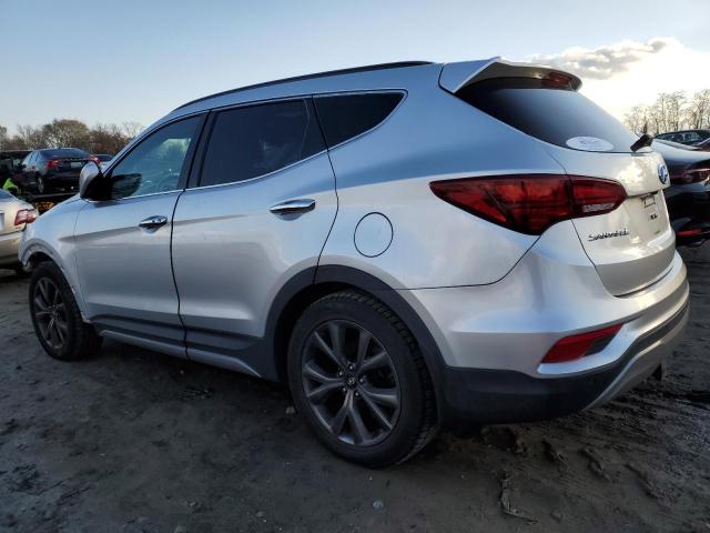 5XYZWDLA8HG453967 - 2017 HYUNDAI SANTA FE S SILVER photo 2