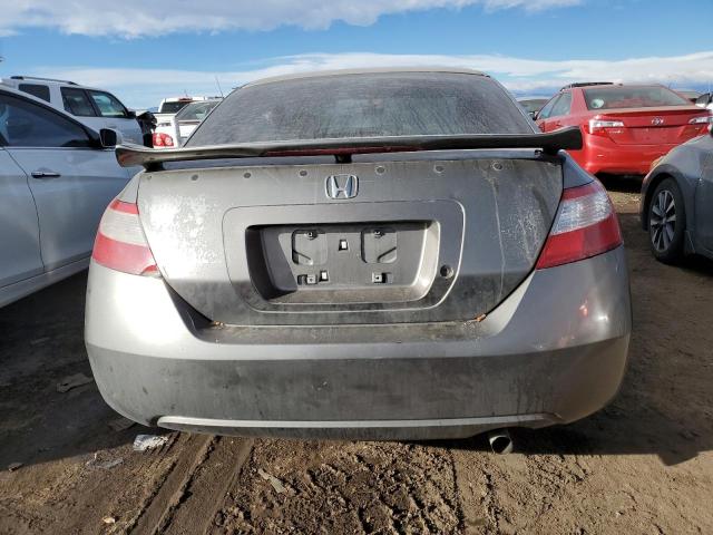 2HGFG12697H535302 - 2007 HONDA CIVIC LX GRAY photo 6