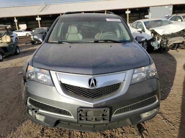 2HNYD2H26BH519099 - 2011 ACURA MDX GRAY photo 5