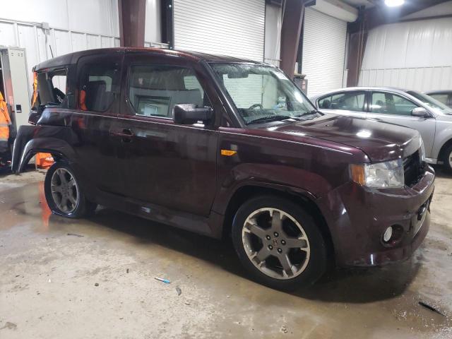 5J6YH18919L003175 - 2009 HONDA ELEMENT SC MAROON photo 4