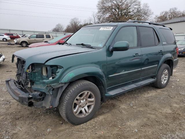 5TDBT48A64S218581 - 2004 TOYOTA SEQUOIA LIMITED GREEN photo 1