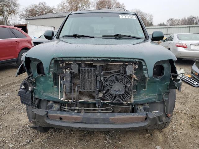 5TDBT48A64S218581 - 2004 TOYOTA SEQUOIA LIMITED GREEN photo 5