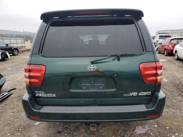 5TDBT48A64S218581 - 2004 TOYOTA SEQUOIA LIMITED GREEN photo 6