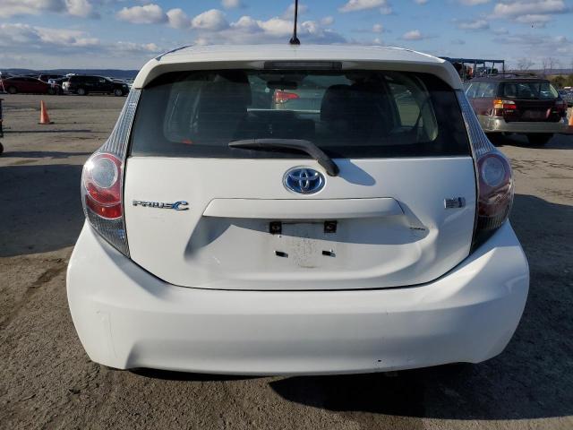 JTDKDTB35D1549084 - 2013 TOYOTA PRIUS C WHITE photo 6