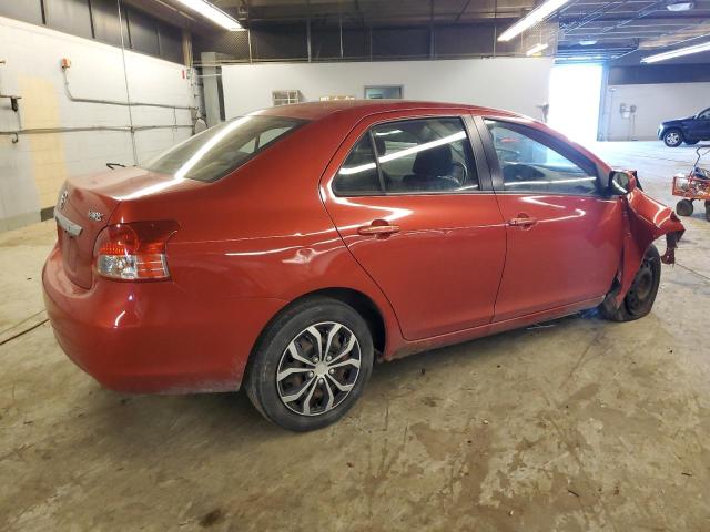 JTDBT923874002092 - 2007 TOYOTA YARIS RED photo 3