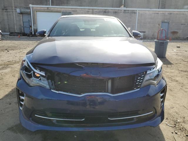 5XXGV4L20HG176724 - 2017 KIA OPTIMA SXL BLUE photo 5