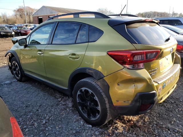 JF2GTABC3MH213147 - 2021 SUBARU CROSSTREK GREEN photo 2