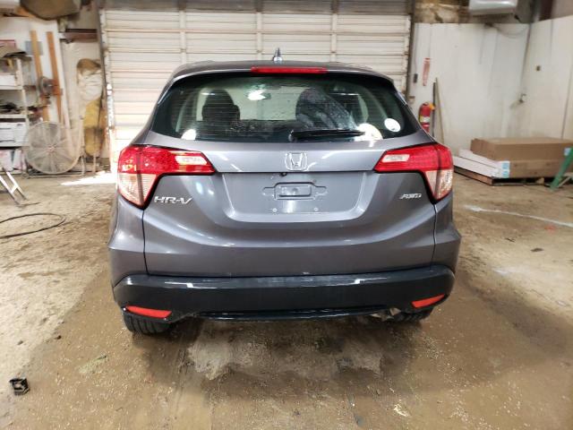 3CZRU6H38GM715851 - 2016 HONDA HR-V LX GRAY photo 6