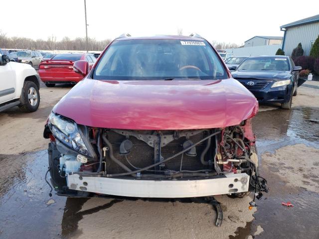 JTJBC1BA7B2034002 - 2011 LEXUS RX 450 RED photo 5