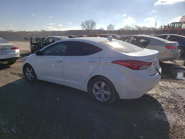 5NPDH4AE3DH440606 - 2013 HYUNDAI ELANTRA GLS WHITE photo 2