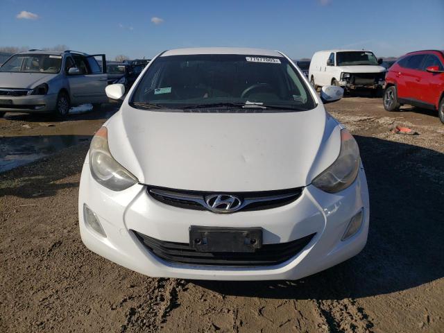 5NPDH4AE3DH440606 - 2013 HYUNDAI ELANTRA GLS WHITE photo 5