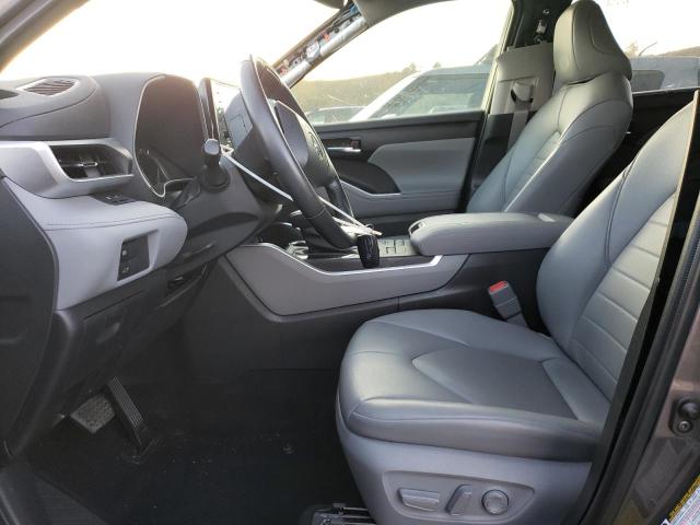 5TDHZRBH0NS579432 - 2022 TOYOTA HIGHLANDER XLE 灰色 照片 7