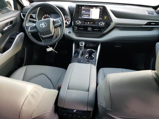 5TDHZRBH0NS579432 - 2022 TOYOTA HIGHLANDER XLE 灰色 照片 8