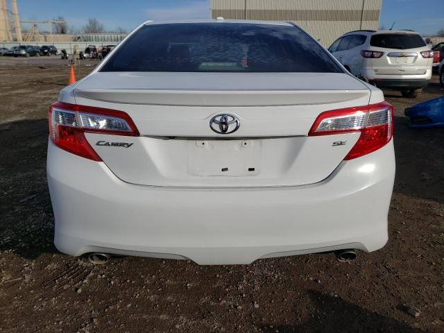 4T1BK1FK8CU515659 - 2012 TOYOTA CAMRY SE WHITE photo 6