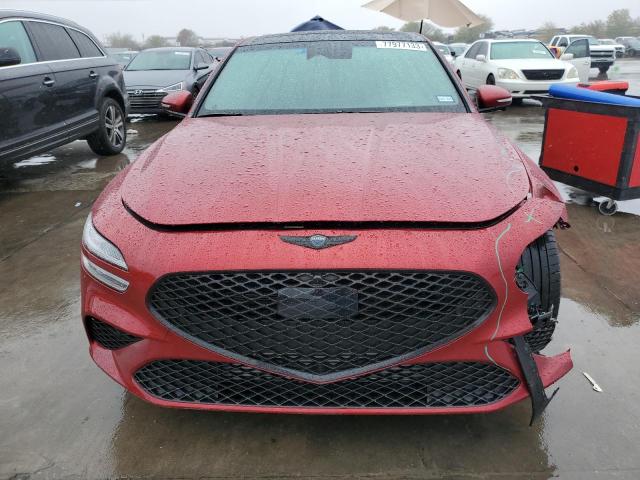 KMTG54TE0NU099404 - 2022 GENESIS G70 BASE RED photo 5