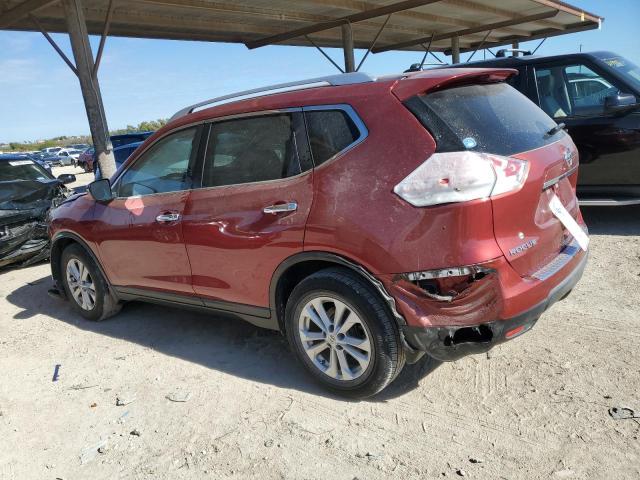 KNMAT2MT3GP672017 - 2016 NISSAN ROGUE S BURGUNDY photo 2