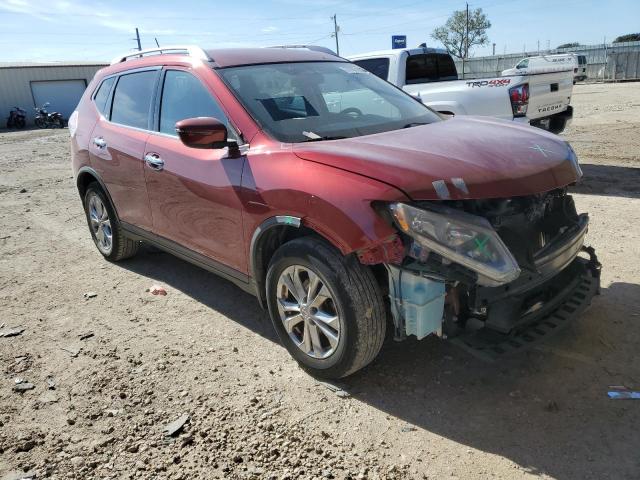 KNMAT2MT3GP672017 - 2016 NISSAN ROGUE S BURGUNDY photo 4