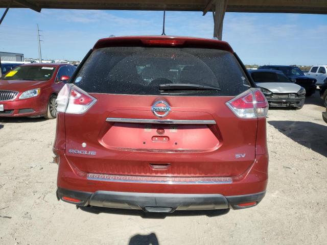 KNMAT2MT3GP672017 - 2016 NISSAN ROGUE S BURGUNDY photo 6