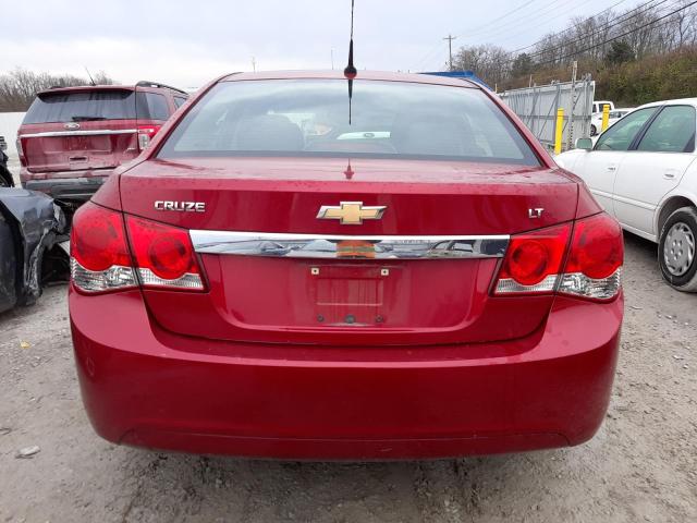 1G1PF5S90B7106182 - 2011 CHEVROLET CRUZE LT RED photo 6