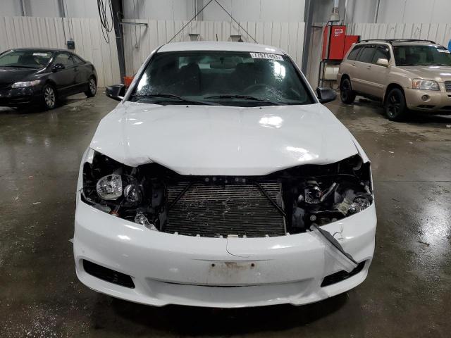 1C3CDZAB8EN140057 - 2014 DODGE AVENGER SE WHITE photo 5