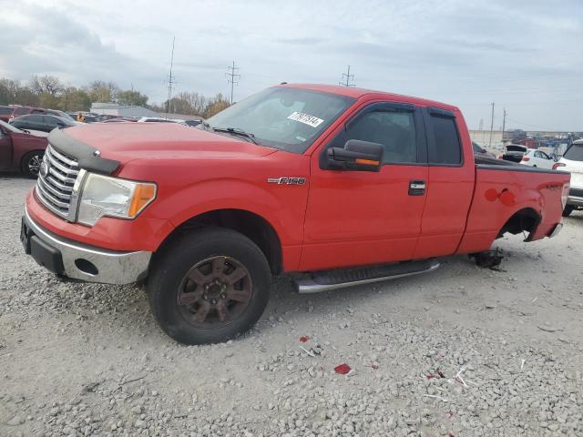 1FTFX1EF3BFA37536 - 2011 FORD F150 SUPER CAB RED photo 1