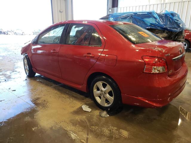 JTDBT923771182344 - 2007 TOYOTA YARIS RED photo 2