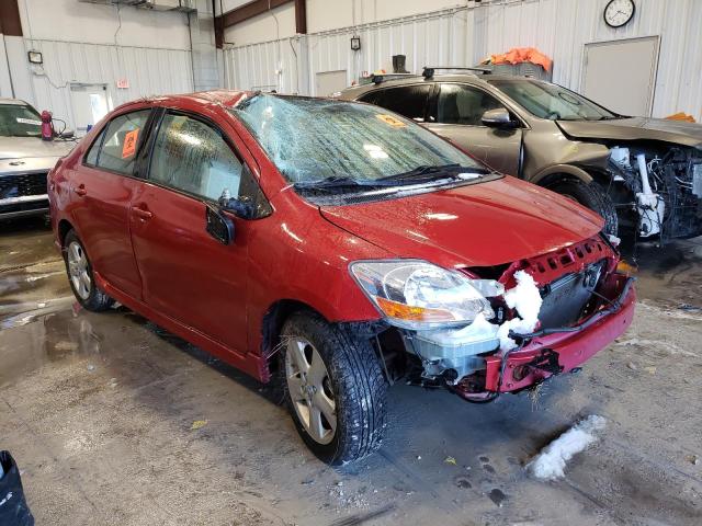 JTDBT923771182344 - 2007 TOYOTA YARIS RED photo 4