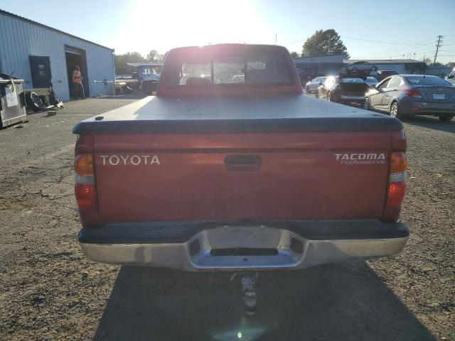 5TESN92N34Z378178 - 2004 TOYOTA TACOMA XTRACAB PRERUNNER RED photo 6