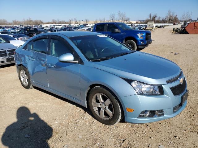 1G1PF5SC2C7188946 - 2012 CHEVROLET CRUZE LT BLUE photo 4