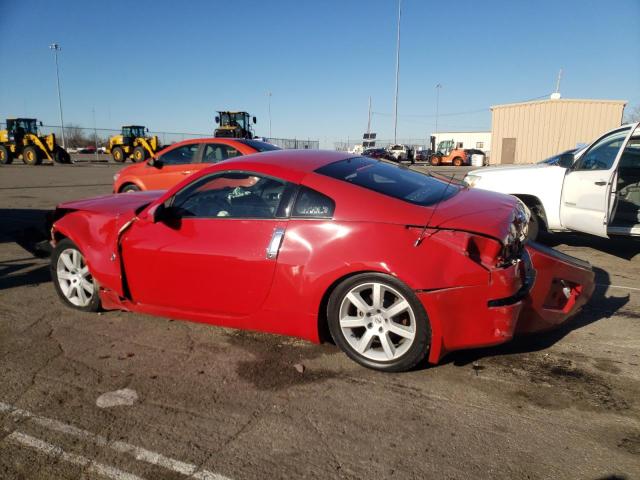 JN1AZ34D64T165860 - 2004 NISSAN 350Z COUPE RED photo 2