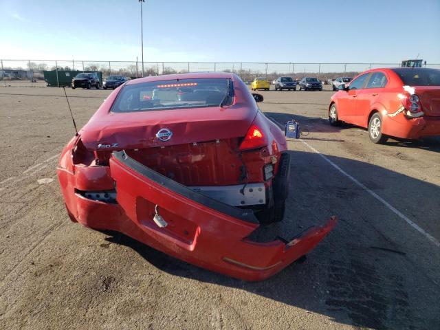 JN1AZ34D64T165860 - 2004 NISSAN 350Z COUPE RED photo 6