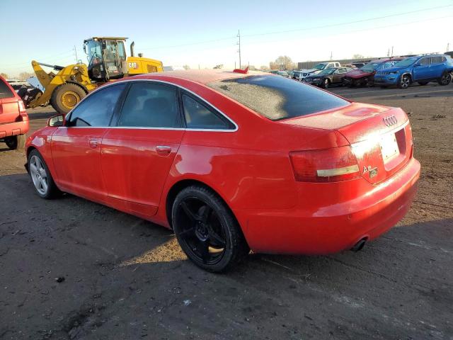 WAUEG74F16N043070 - 2006 AUDI A6 S-LINE 3.2 QUATTRO RED photo 2