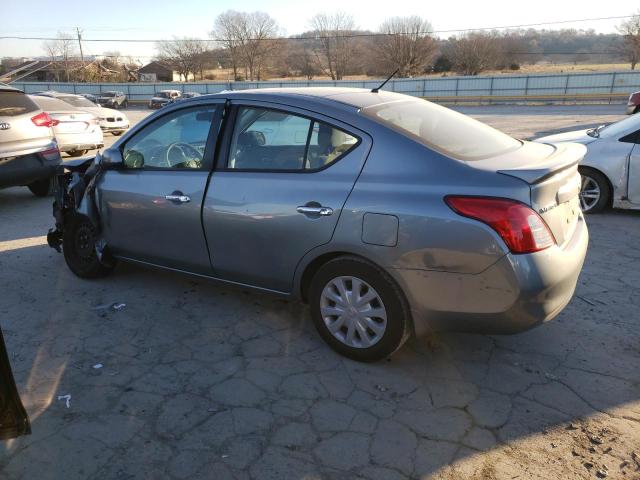 3N1CN7AP4DL842838 - 2013 NISSAN VERSA S GRAY photo 2