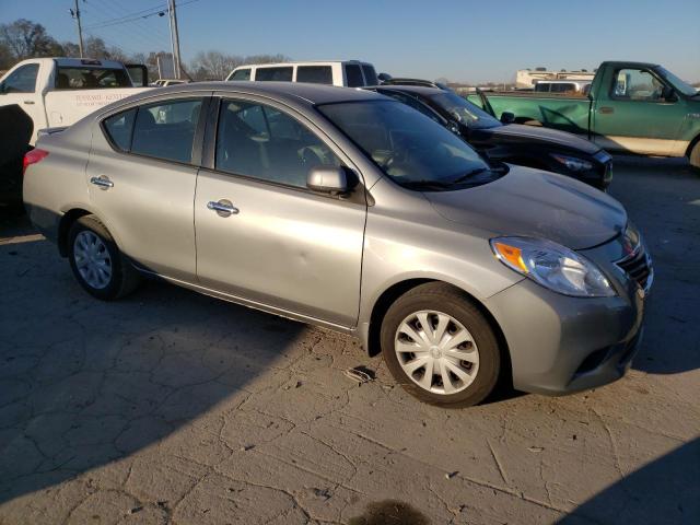 3N1CN7AP4DL842838 - 2013 NISSAN VERSA S GRAY photo 4