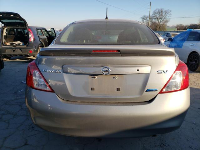 3N1CN7AP4DL842838 - 2013 NISSAN VERSA S GRAY photo 6