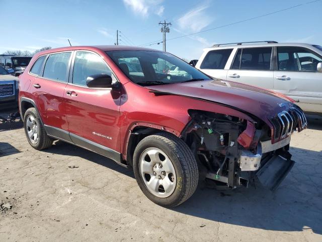 1C4PJLABXHW641257 - 2017 JEEP CHEROKEE SPORT RED photo 4